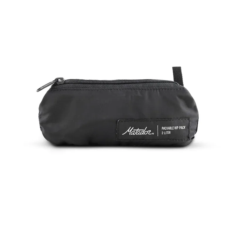 Matador Refraction Packable Sling – Lightweight Black Travel Sling Bag