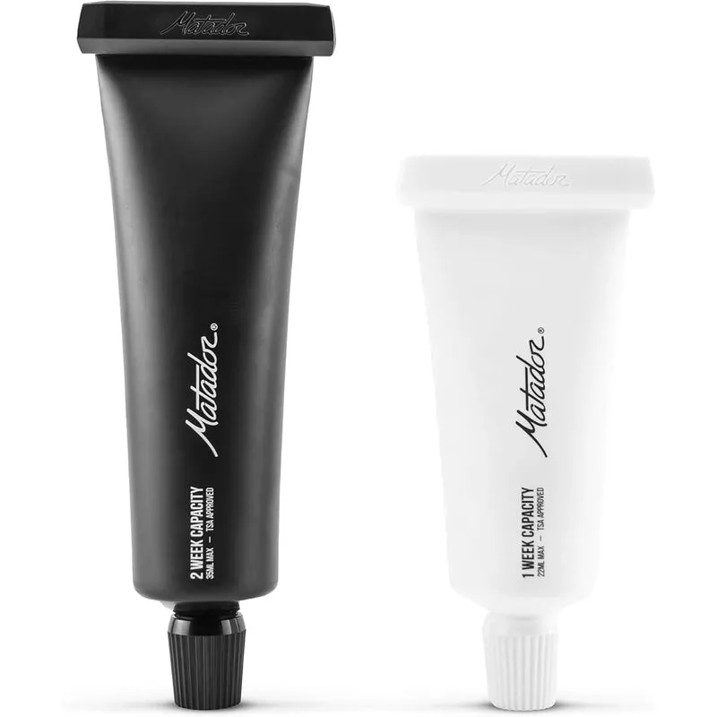 Matador Refillable Toothpaste Tubes – 2-Pack Eco-Friendly Oral Care Solution