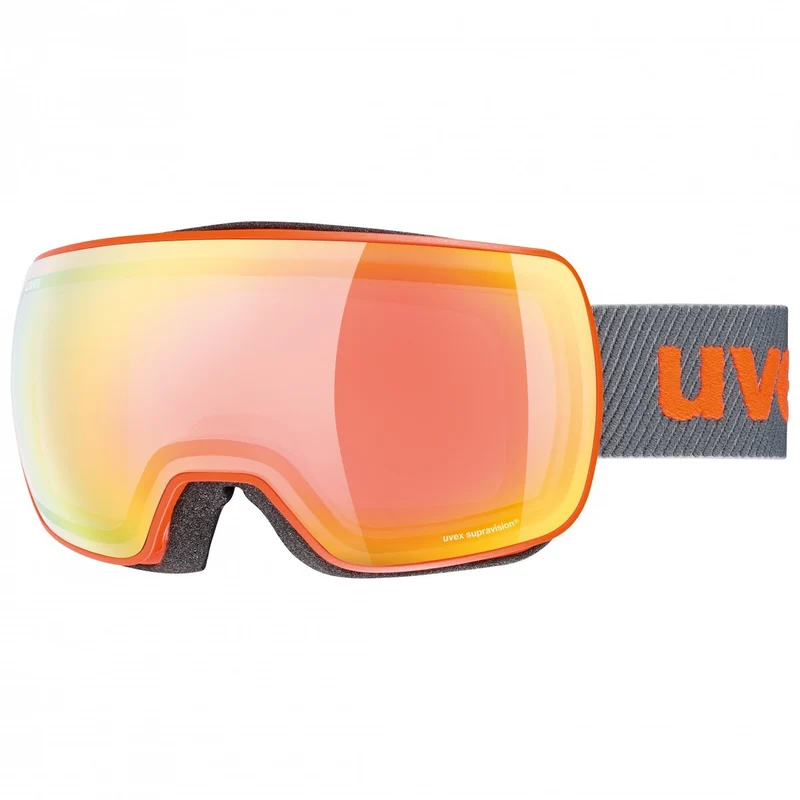 Uvex Compact FM S2 Skibril - Oranje/Grijs