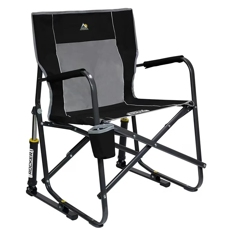 GCI Freestyle Rocker XL™ – Black Outdoor Rocking Chair
