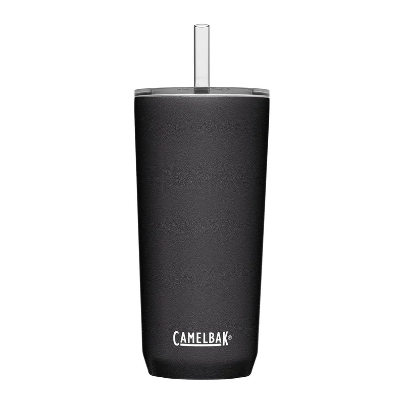 CamelBak Horizon 20oz Straw Tumbler – Insulated Stainless Steel Travel Mug, Black