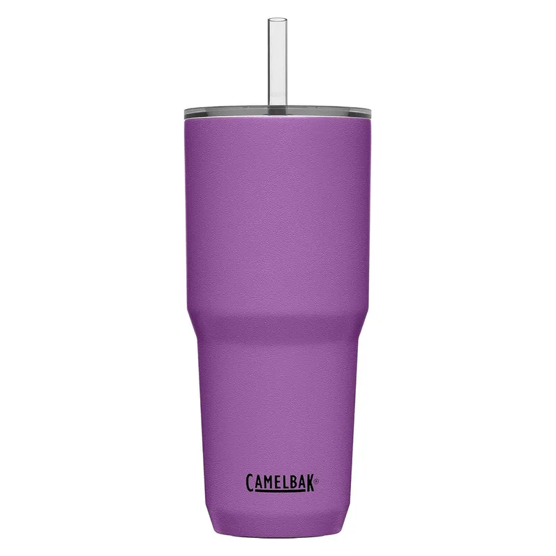 CamelBak Horizon 30oz Straw Tumbler – Insulated Stainless Steel Reusable Drinkware, Magenta
