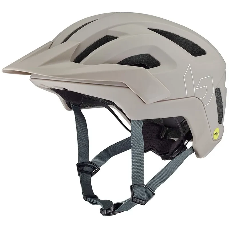 Bollé ECO ADAPT MIPS Helmet – Oatmeal Matte (L, 59–62 cm) | Lightweight, Eco-Friendly Cycling Helmet