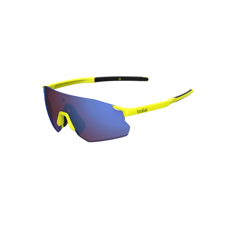Bolle ICARUS Acid Yellow Matte – Brown Blue Sunglasses | Stylish & Durable Eyewear