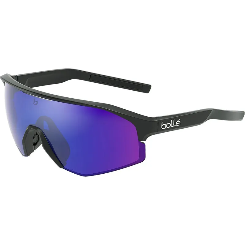 Bolle LIGHTSHIFTER XL Black Matte – Brown Blue Sunglasses | Photochromic Lenses