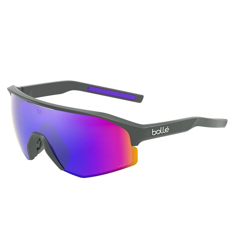 Bollé Lightshifter Titanium Matte Sunglasses – Volt Ultraviolet Lens