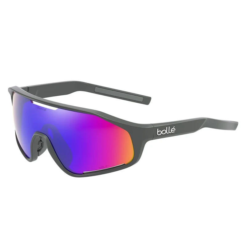 BOLLÉ Shifter Titanium Matte Sunglasses – Volt Ultraviolet Lens for Ultimate Performance