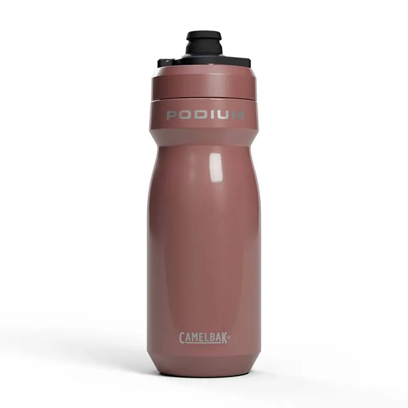 Camelbak Podium® Steel 18oz Bike Bottle – Insulated Stainless Steel Cycling Bottle (Sierra Red)