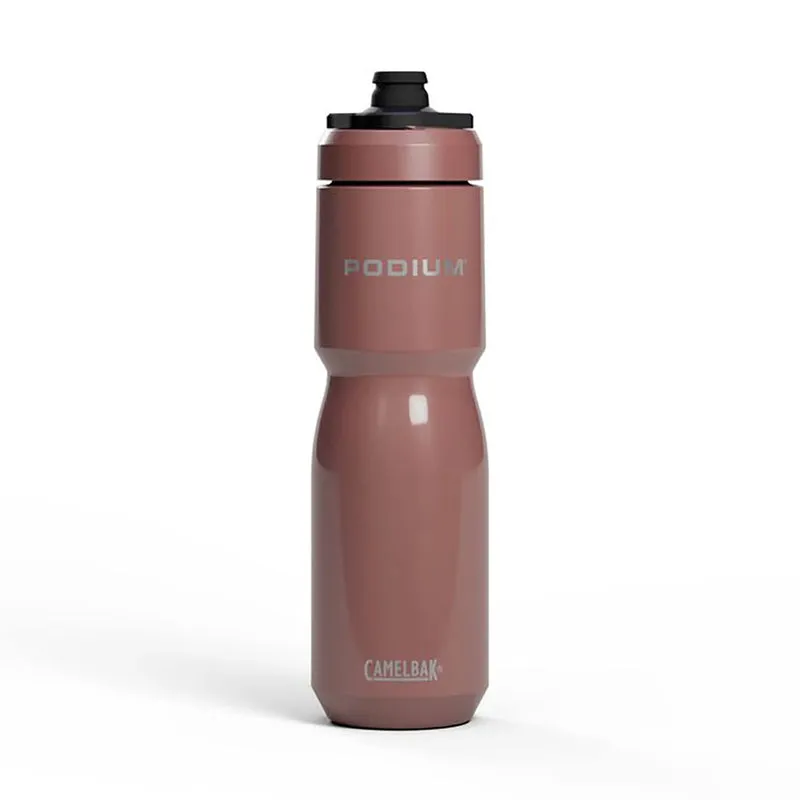 Camelbak Podium® Steel 22oz Bike Bottle – Sierra Red| Insulated Stainless Steel Cycling Water Bottle