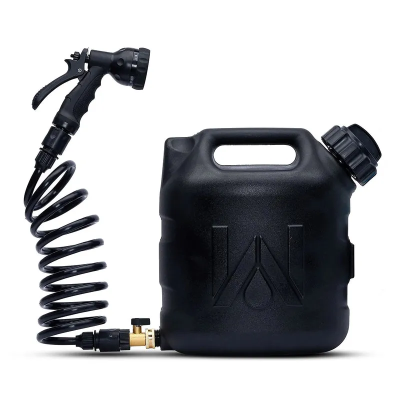 WaterPORT GoSpout 2-Gallon Portable Pressurized Water Tank for Camping, Car Washing & Outdoor Cleaning