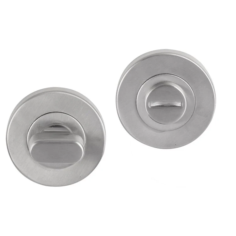 Differnz Essence rozet met sluiting mat chroom rond RVS