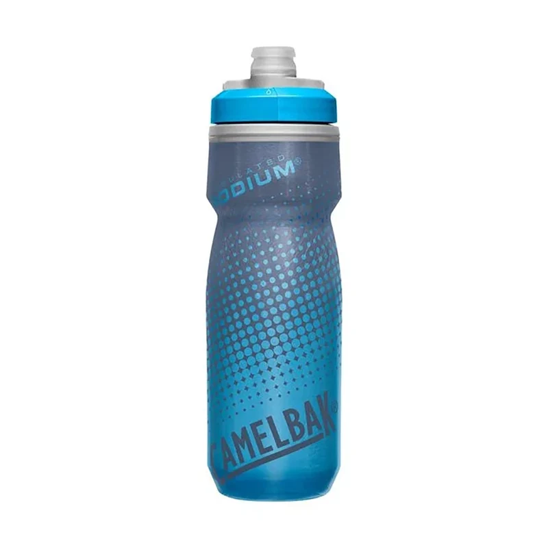 Camelbak Podium® Chill™ 21oz Insulated Bike Bottle – Blue Dot| Keeps Water Cold Longer