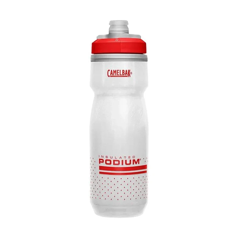 Camelbak Podium® Chill™ 21oz Insulated Bike Water Bottle – Fiery Red/White
