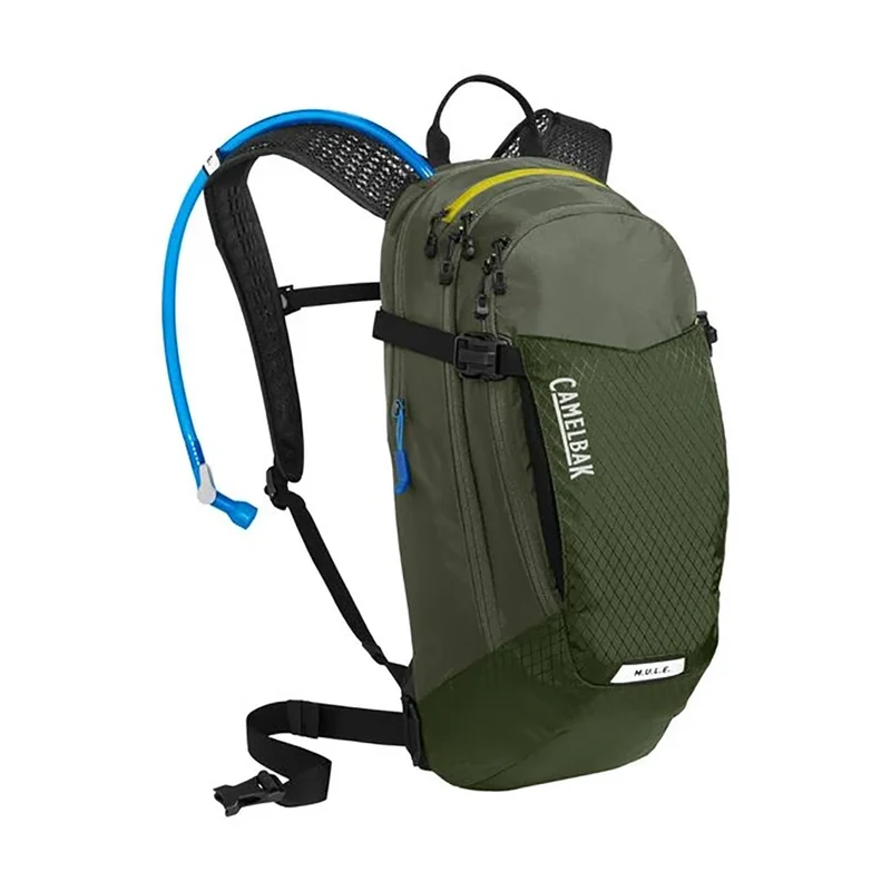 Camelbak M.U.L.E.® 12 Hydration Pack 100 oz – Durable Mountain Bike Backpack, Dusty Olive