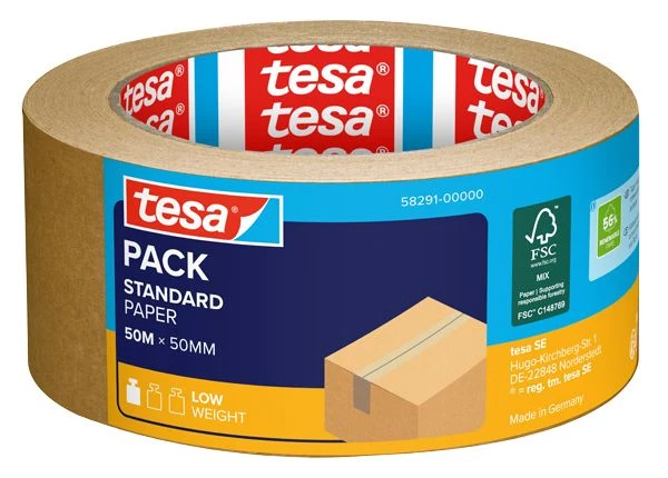 Tesa Pack verpakkingstape bruin 50mm 50m