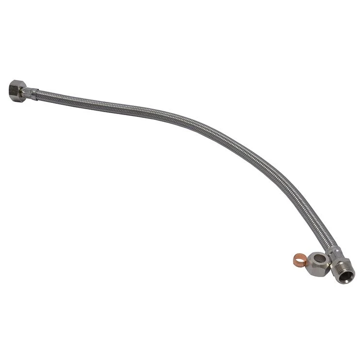 Sanivesk flexibele aansluitslang KIWA 1/2"F x Knel 15mm 15cm
