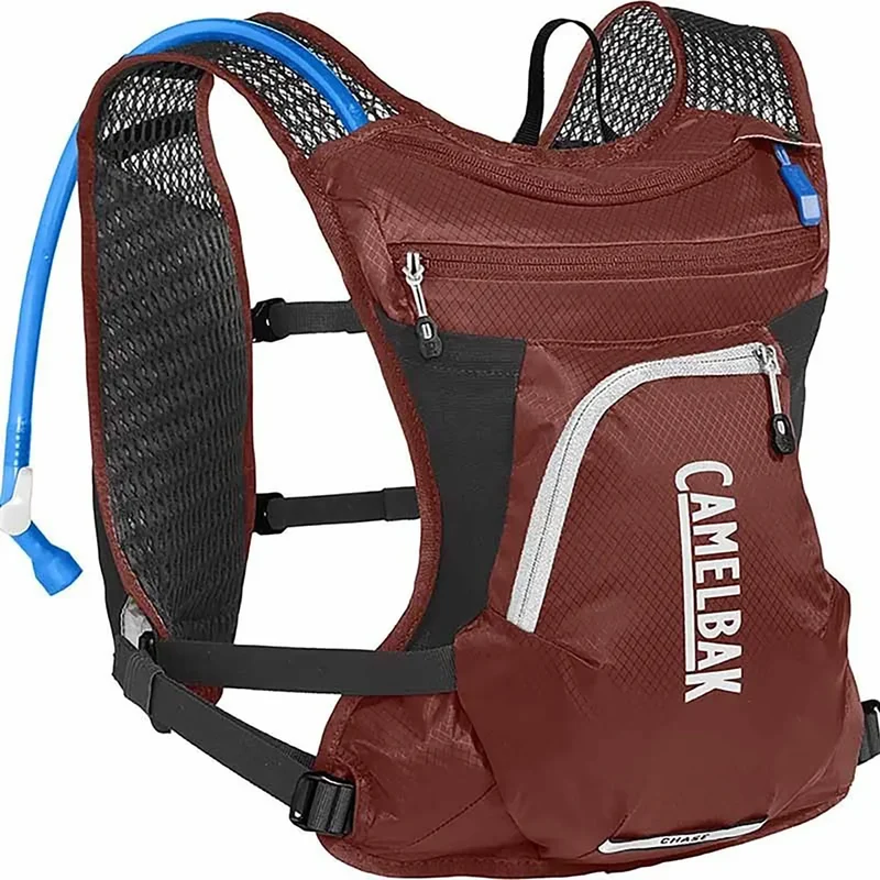 Camelbak Chase Bike Vest 50oz Hydration Pack- Fired Brick/White