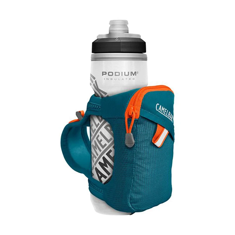 Camelbak Quick Grip Chill™ Handheld 21 oz Water Bottle – Corsair Teal | Insulated Running Bottle
