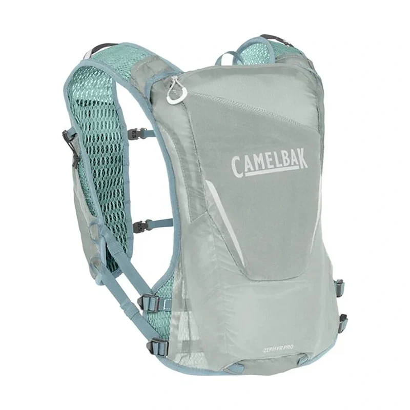 Camelbak Zephyr™ Pro Hydration Vest 34 oz with Quick Stow™ Bottle – Pigeon / Blue Surf