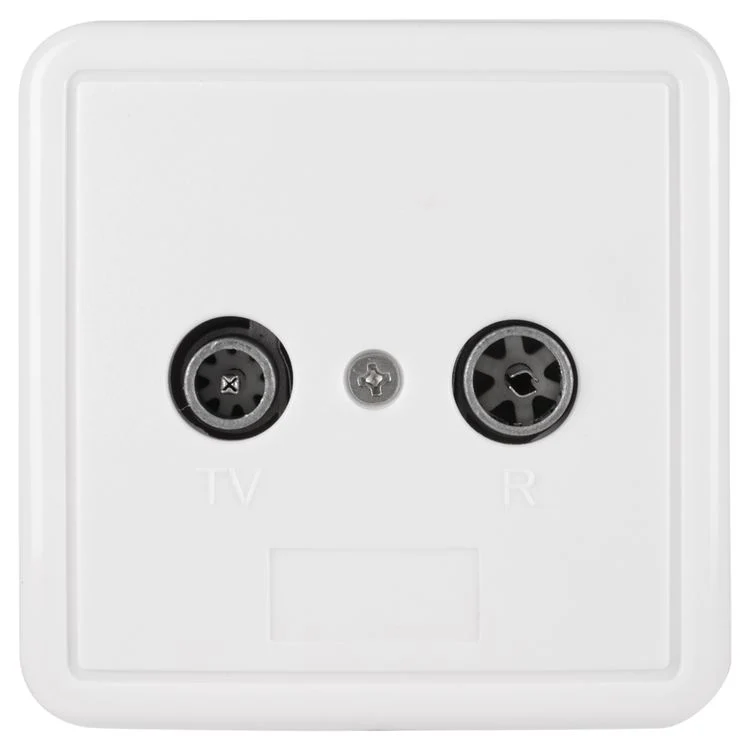 Q-Link coax contactdoos wit