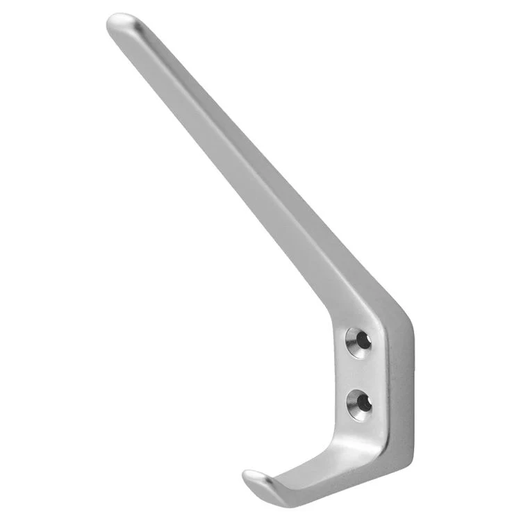 Differnz hoed/jashaak 2 haken aluminium F1 zilver