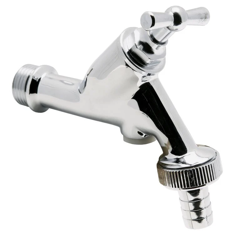 Sanivesk buitenkraan chroom met beluchter 1/2"