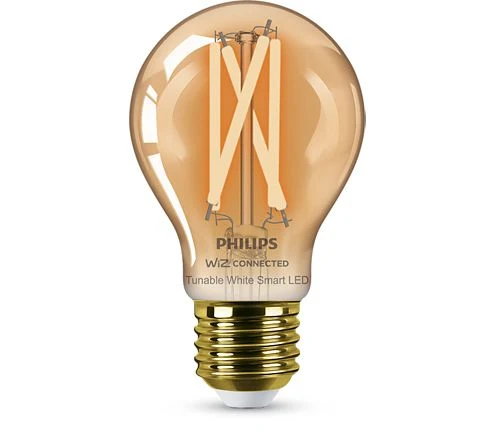 Philips Smart LED standaardlamp dimbaar E27 7W goud 6x10,6cm