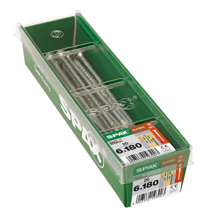 Spax HI.Force schroef T-star plus discuskop 6x180mm 20st