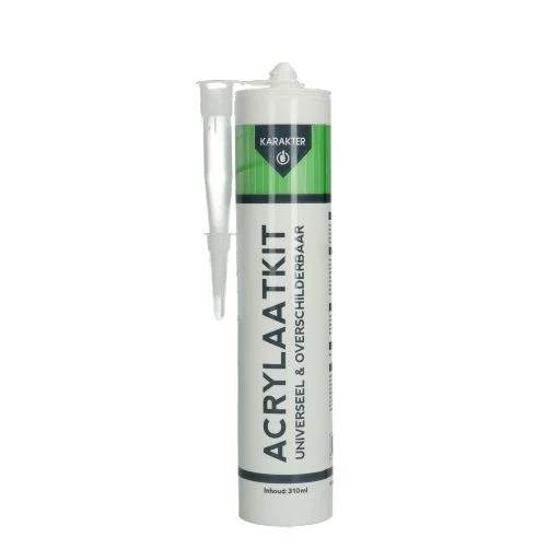 Karakter acrylaatkit universeel wit 310ml