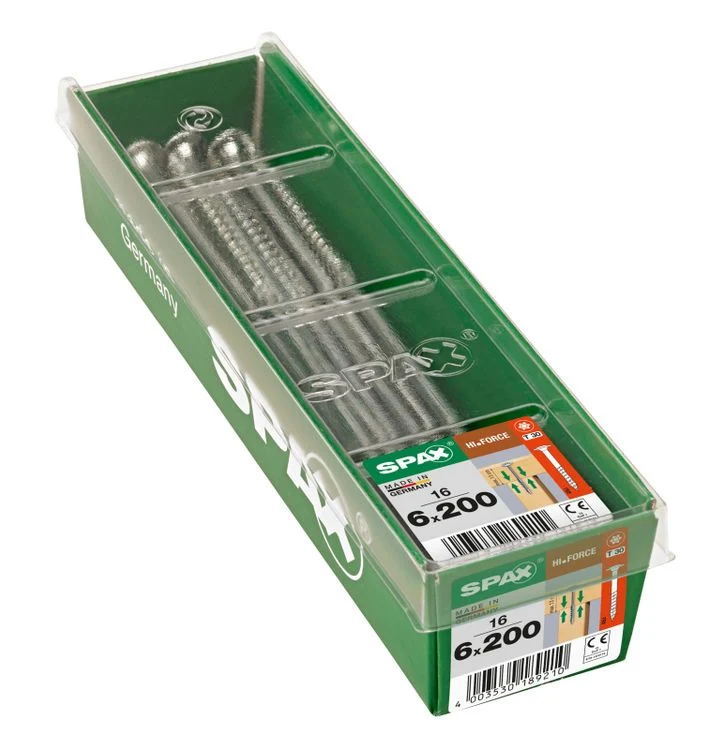 Spax HI.Force schroef T-star plus discuskop 6x200mm 16st