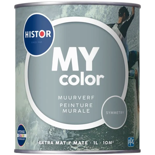 Histor MY color muurverf extra mat symmetry 1L