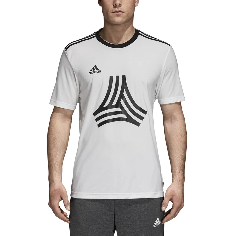 tan logo tee