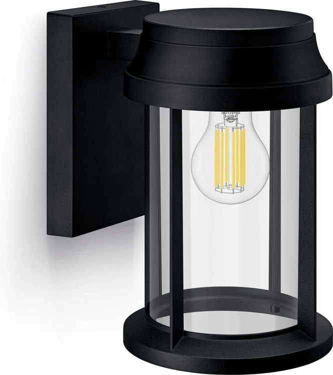 Philips LED buitenlamp Bellini wand rond 25W zwart