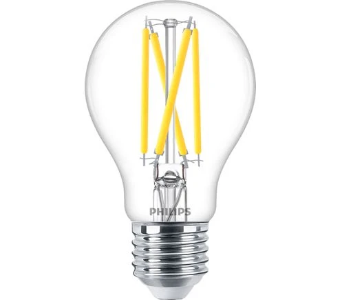 Philips Classic LED standaardlamp dimbaar E27 6W helder 6x10,4cm