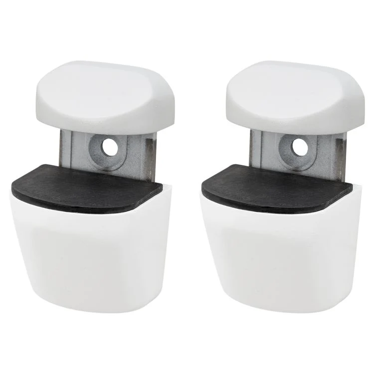 Duraline plankdrager clip zamac mat wit 4,3x4,3x6,1cm