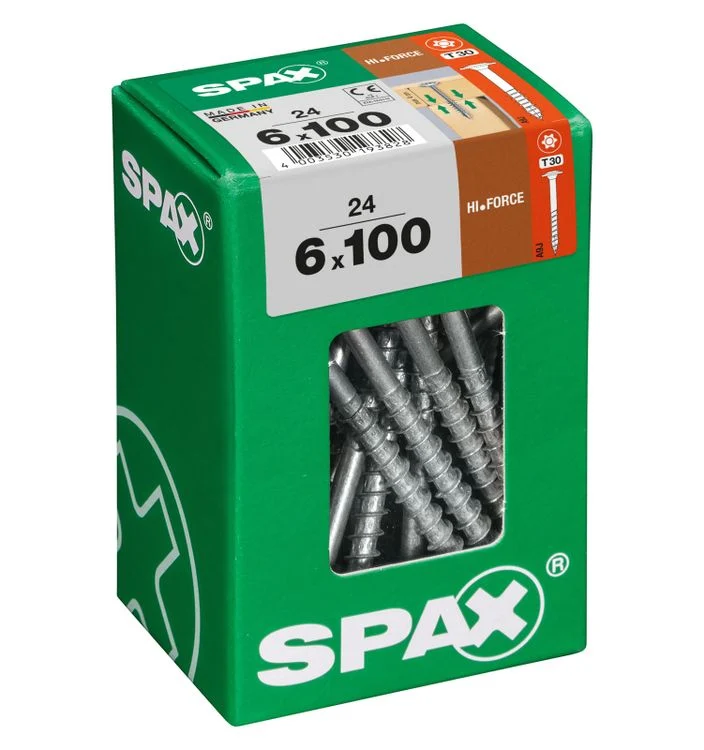 Spax HI.Force schroef T-star plus discuskop 6x100mm 24st