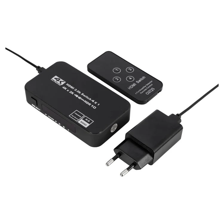 Q-Link HDMI switch 4K/60HZ zwart