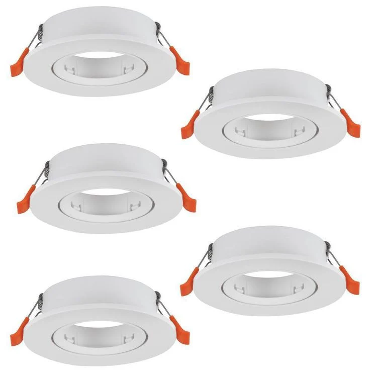 Eglo LED inbouwspot Barranco wit Ø90mm set van 5