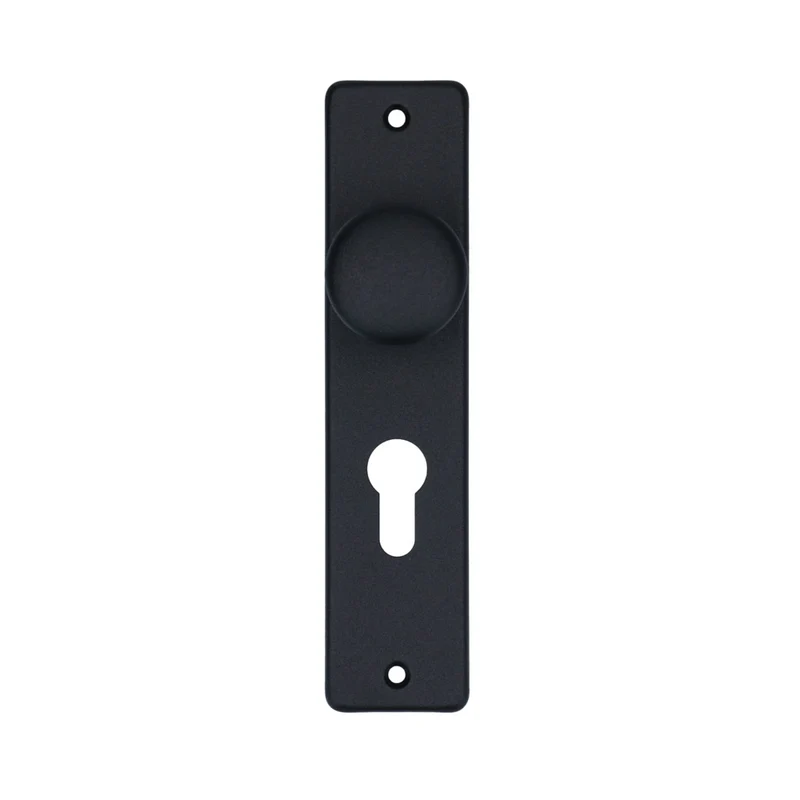 Veilig BSG 180/41H binnendeurschild knop cilinder zwart alu 2st