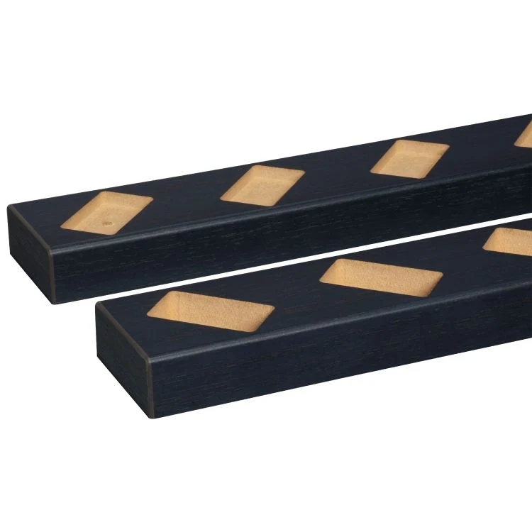 CanDo roomdivider profiel schuin MDF zwart 100x6,5x5,7cm