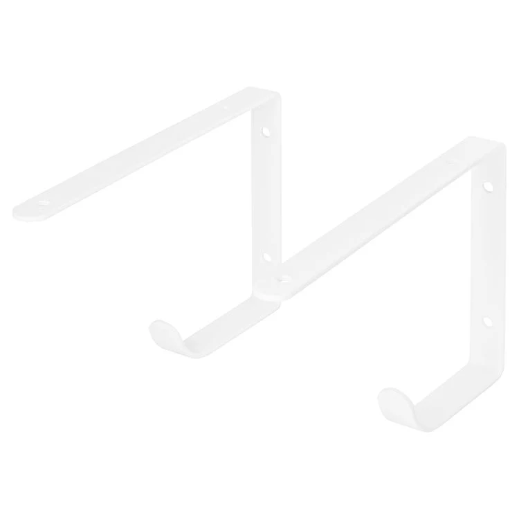 Duraline plankdrager staal wit 3mm 22x14,5cm