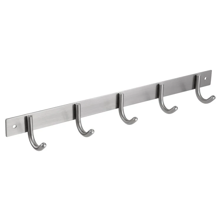 Differnz kapstok 5 haken RVS mat chroom