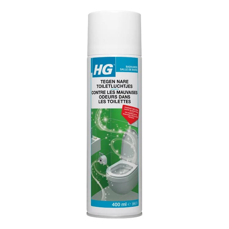 HG tegen nare toiletluchtjes 400ml