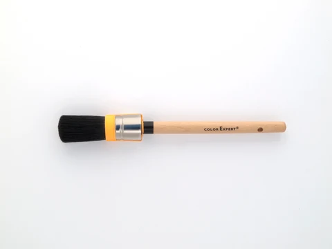 Color Expert patentkwast hout rond 3cm voor lakverf