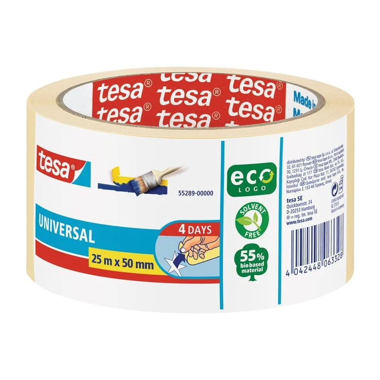 Tesa Universal afplaktape chamois 50mm 25m