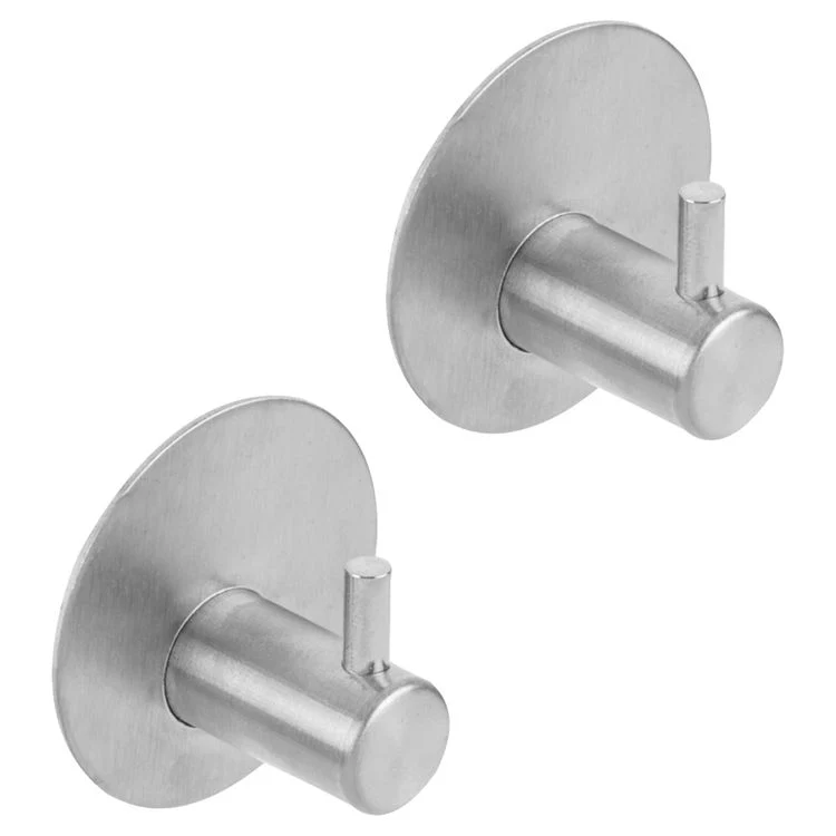 Differnz haak rond RVS mat chroom 2st