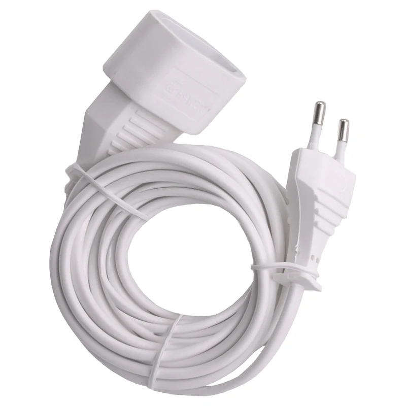 Q-Link euroverlengsnoer wit 5m