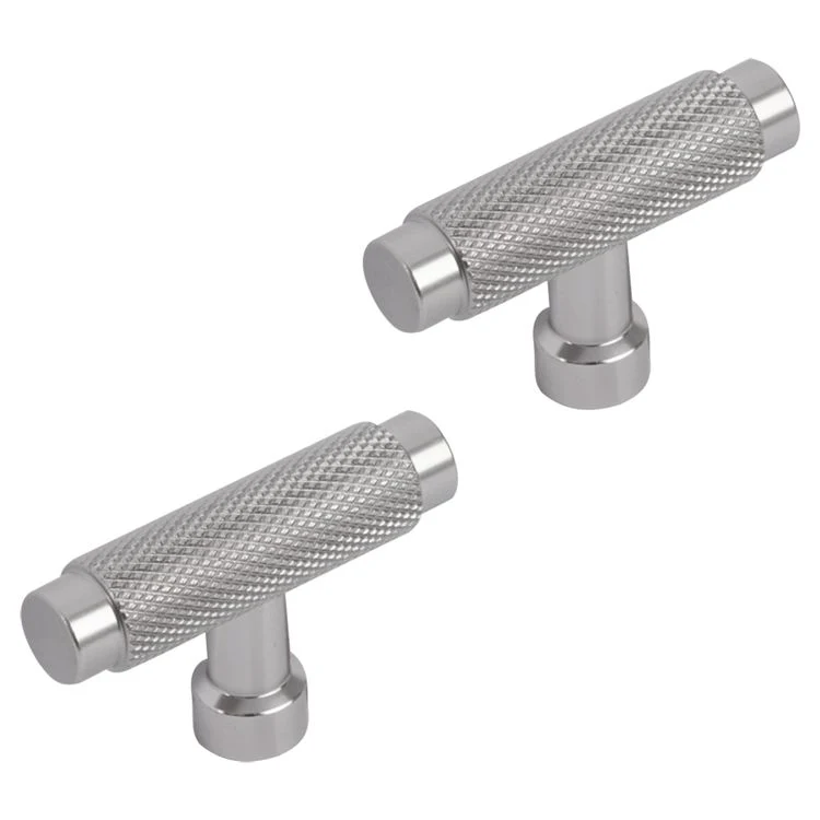 Differnz Utrecht knop aluminium mat chroom 2st