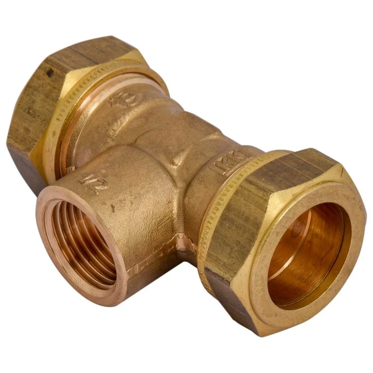 VSH knelkoppeling T-stuk metaal 22mmx1/2" Fx22mm