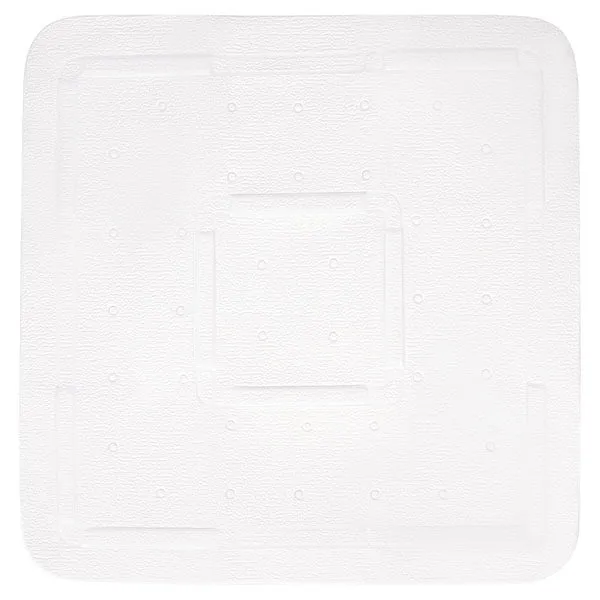 Differnz douchemat Tutus anti-slip wit 55x55cm